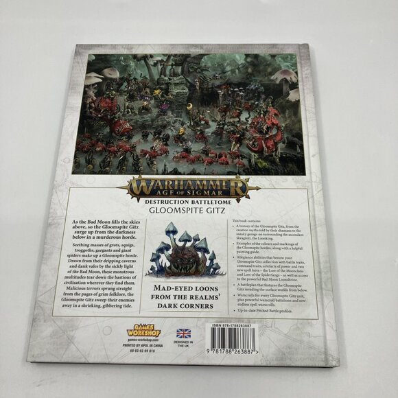 Warhammer Age Of Sigmar Destruction BATTLETOME GLOOMSPITE Gitz Book Hardcover - Picture 6 of 8